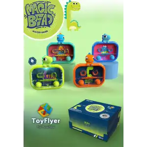 Su Oyunu (Water Game) Çocuklar İçin – Eğlenceli Halka Geçirme Işıklı Dinazor Modelleri