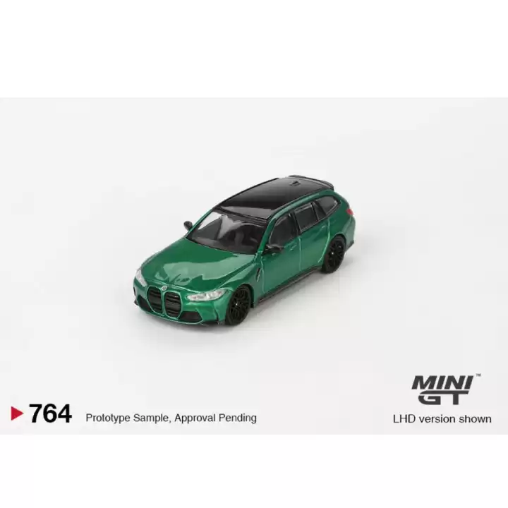 Mini GT 1/64 BMW M3 Competition Touring Isle of Man Green Metallic MGT00764
