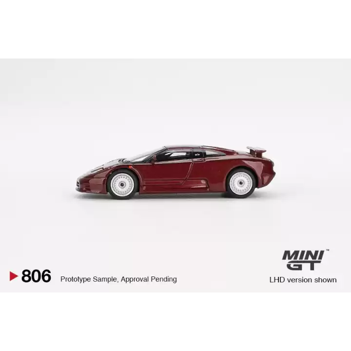 Mini GT 1/64 Bugatti EB110 GT Dark Red Metallic - Blister Paket MGT00806