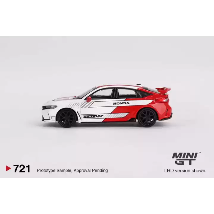 Mini GT 1/64 Honda Civic Type R #2 2023 Pace Car White MGT00721