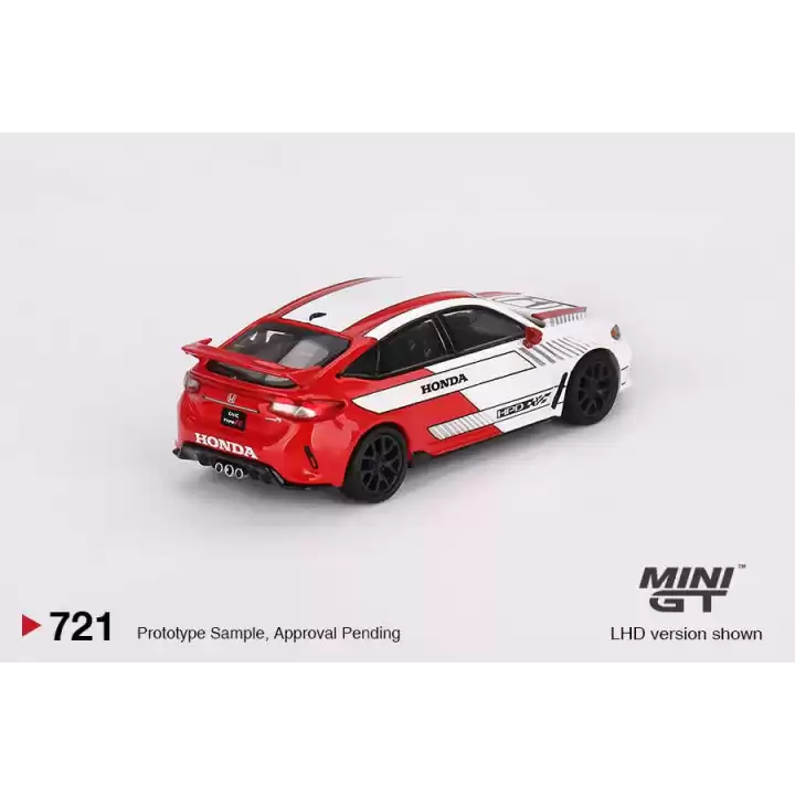 Mini GT 1/64 Honda Civic Type R #2 2023 Pace Car White MGT00721