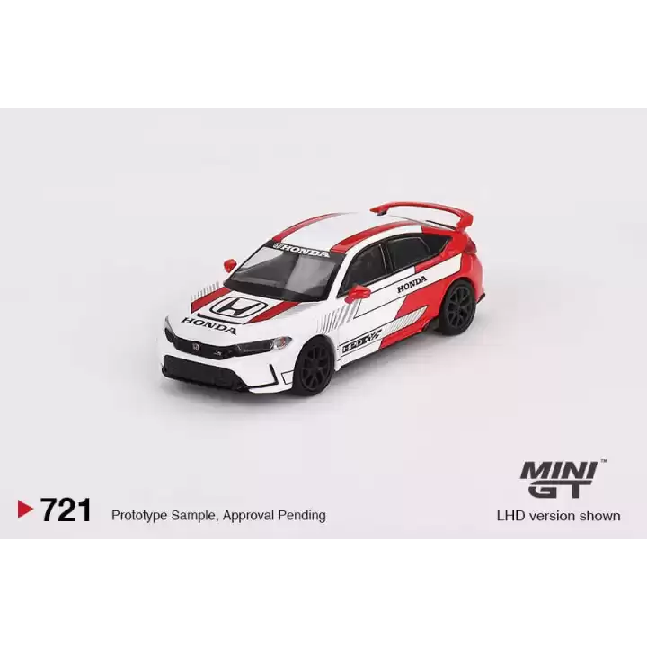 Mini GT 1/64 Honda Civic Type R #2 2023 Pace Car White MGT00721