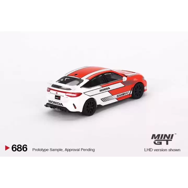 Mini GT 1/64 Honda Civic TYPE R 2023 Pace Car Red MGT00686