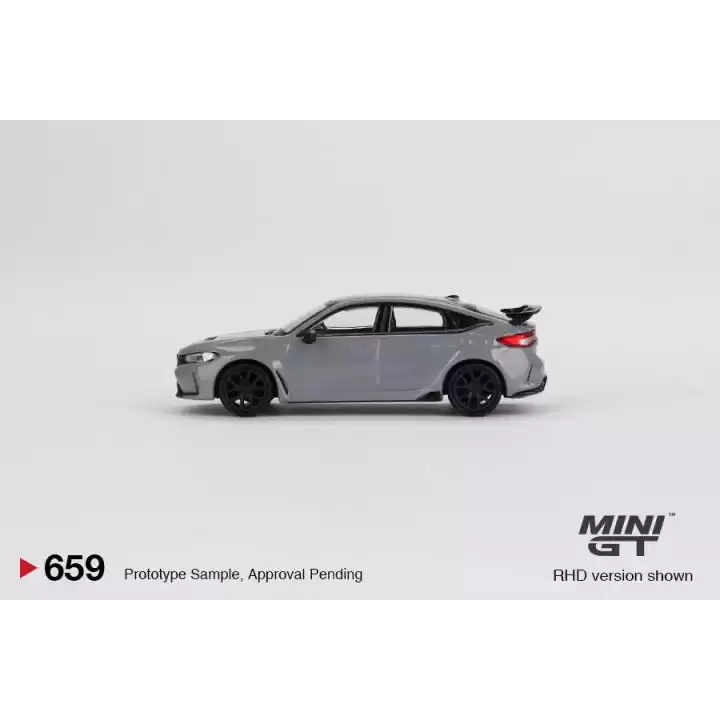 Mini GT 1/64 Honda Civic Type R Sonic Gray Pearl 2023 MGT00659