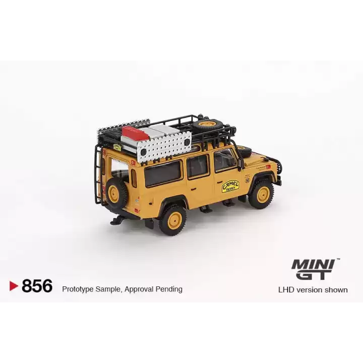 Mini GT 1/64 Land Rover Defender 110 1989 Camel Trophy Amazon Team Turkey Turkey Exclusive MGT00856