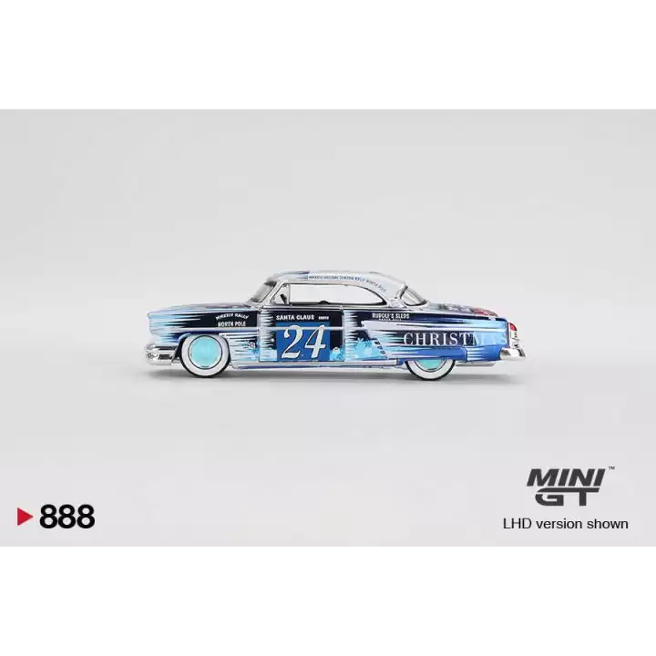 Mini GT 1/64 Lincoln Capri Christmas Hot Rod by Tim Sadchikov 2024 Christmas Edition MGT00888