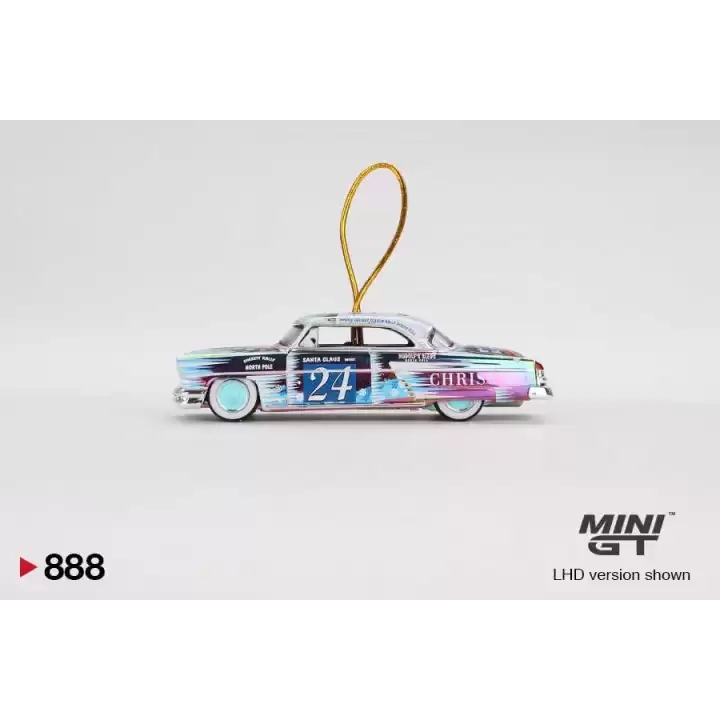 Mini GT 1/64 Lincoln Capri Christmas Hot Rod by Tim Sadchikov 2024 Christmas Edition MGT00888