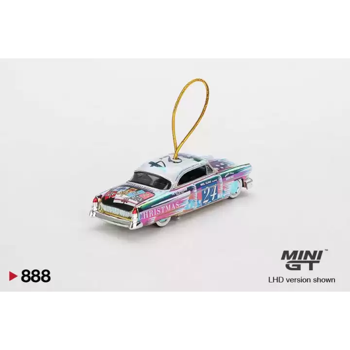 Mini GT 1/64 Lincoln Capri Christmas Hot Rod by Tim Sadchikov 2024 Christmas Edition MGT00888