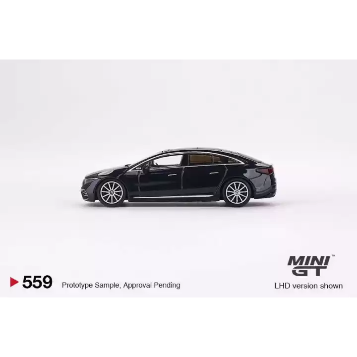 Mini GT 1/64 Mercedes-Benz EQS 580 4MATIC Nautical Blue Metallic MGT00559