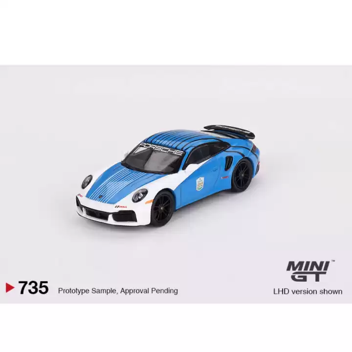 Mini GT 1/64 Porsche 911 Turbo S Safety Car 2023 IMSA Daytona 24 Hrs MGT00735