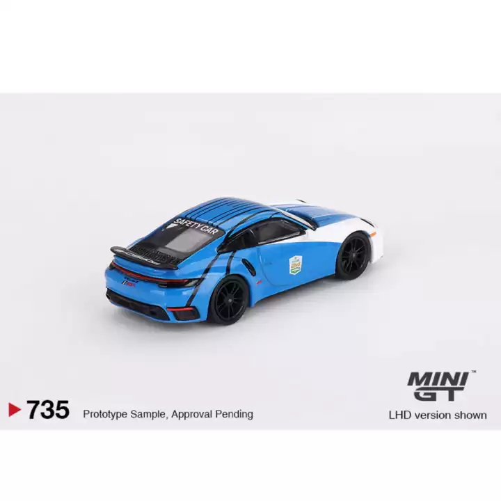 Mini GT 1/64 Porsche 911 Turbo S Safety Car 2023 IMSA Daytona 24 Hrs MGT00735