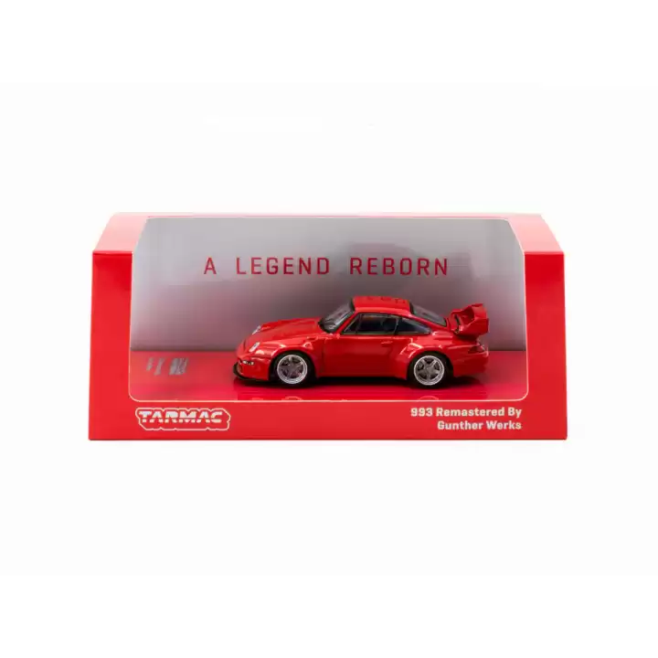 Tarmac Works 1/64 993 Remastered By Gunther Werks Red - ROAD64 T64R-TL054-