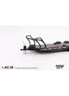 Mini GT 1/64 Car Hauler Trailer Black MGTAC19