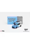 Mini GT 1/64 Honda Civic Type R 2023 Pace Car Blue MGT00753