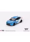 Mini GT 1/64 Honda Civic Type R 2023 Pace Car Blue MGT00753