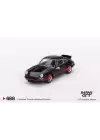Mini GT 1/64 Porsche 911 Carrera RS 2.7 Black with Red Livery MGT00688