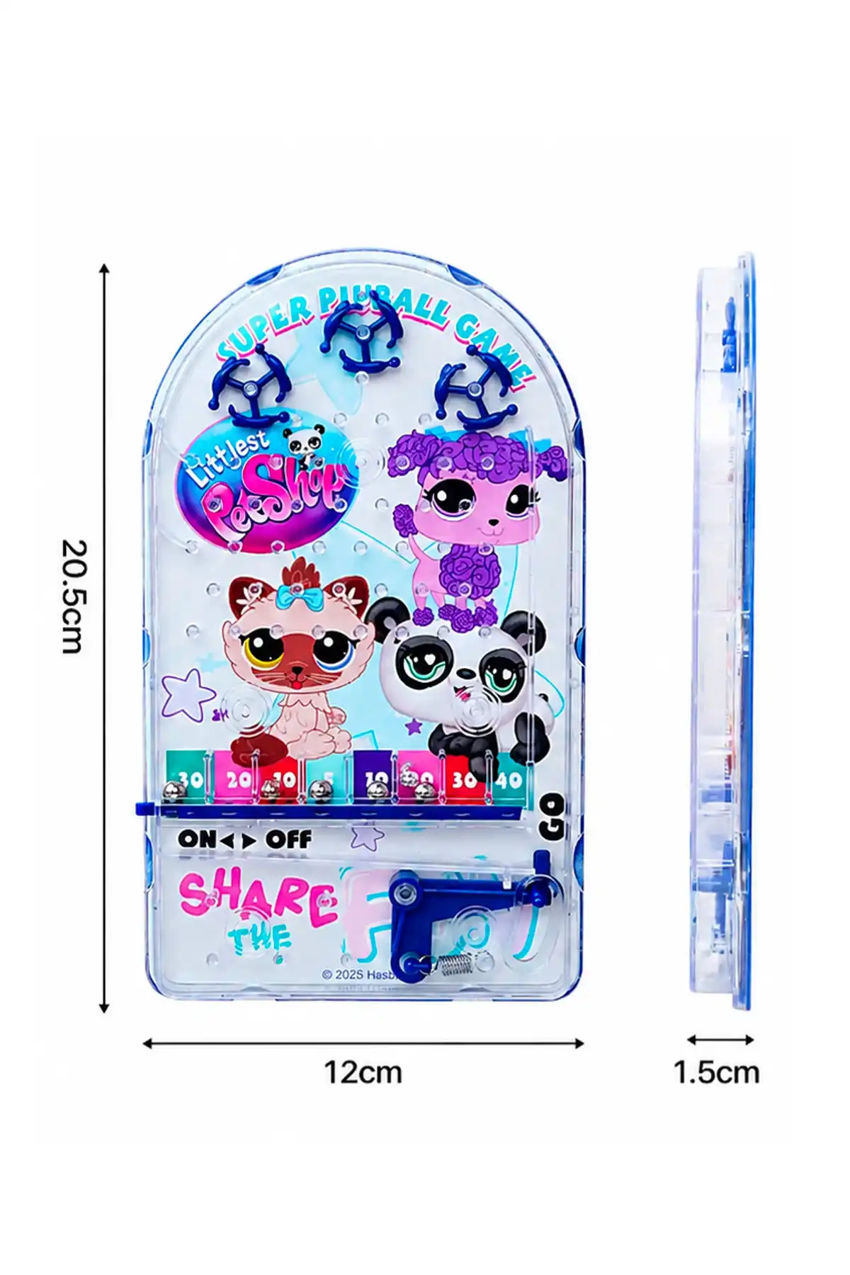 Lisanslı Littlest Pet Shop Pinball Oyunu - Eğitici Beceri Oyuncağı ZRN82LPSKedi