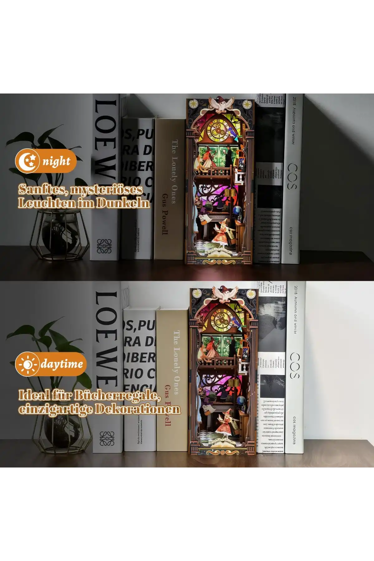 3D Puzzle Ahşap Minyatür Maket Kiti DIY Kendin Yap Mistik Oda Işıklı 167 Parça