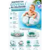 ToyFlyer Sünger Dolgulu Şişirme Gerektirmeyen Bebek Yüzme Simidi – Yeşil Dino 0-12 Ay NR016