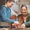 3D Puzzle Ahşap Minyatür Maket Kiti DIY Kendin Yap Garaj