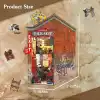 3D Puzzle Ahşap Minyatür Maket Kiti DIY Kendin Yap Garaj