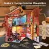 3D Puzzle Ahşap Minyatür Maket Kiti DIY Kendin Yap Garaj