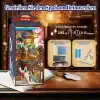 3D Puzzle Ahşap Minyatür Maket Kiti DIY Kendin Yap Japan, Sakura Sokak 293 Parça