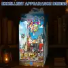 3D Puzzle Ahşap Minyatür Maket Kiti DIY Kendin Yap Balonlu Ev 203 Parça