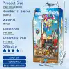 3D Puzzle Ahşap Minyatür Maket Kiti DIY Kendin Yap Balonlu Ev 203 Parça