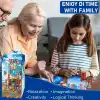 3D Puzzle Ahşap Minyatür Maket Kiti DIY Kendin Yap Balonlu Ev 203 Parça