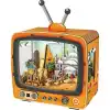 3D Puzzle Ahşap Minyatür Maket Kiti DIY Kendin Yap Piramitler 89 Parça Işıklı
