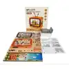 3D Puzzle Ahşap Minyatür Maket Kiti DIY Kendin Yap Piramitler 89 Parça Işıklı