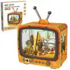 3D Puzzle Ahşap Minyatür Maket Kiti DIY Kendin Yap Piramitler 89 Parça Işıklı