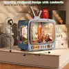 3D Puzzle Ahşap Minyatür Maket Kiti DIY Kendin Yap New York 78 Parça Işıklı