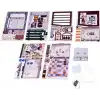 3D Puzzle Ahşap Minyatür Maket Kiti DIY Kendin Yap Kahve Dükkanı Işıklı