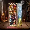 3D Puzzle Ahşap Minyatür Maket Kiti DIY Kendin Yap Mistik Oda Işıklı 167 Parça
