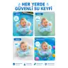 ToyFlyer Ayıcık Figürlü Bebek Boyun Yüzme Simidi – Çift Emniyet Tokalı Mavi 0-12 Ay NR001