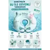 ToyFlyer Bas-Şişir Mavi Dino Bebek Boyun Yüzme Simidi – Çift Tokalı 0-12 Ay NR014