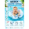ToyFlyer Bas-Şişir Mavi Dino Bebek Boyun Yüzme Simidi – Çift Tokalı 0-12 Ay NR014