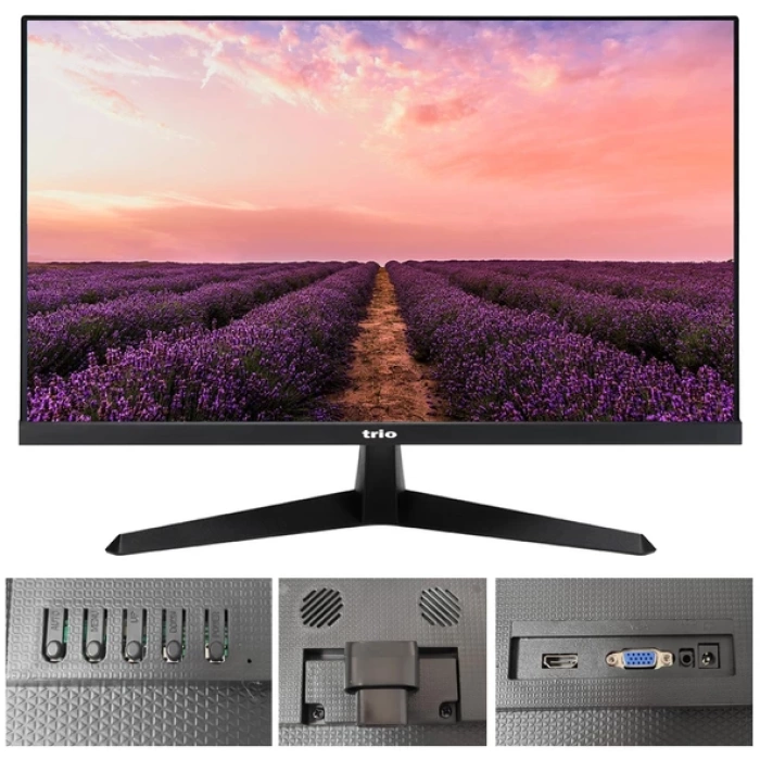 TRİO TR-19WS Led Monitör 19 İnç 12v Vga Hdmi Dahili Hoparlör