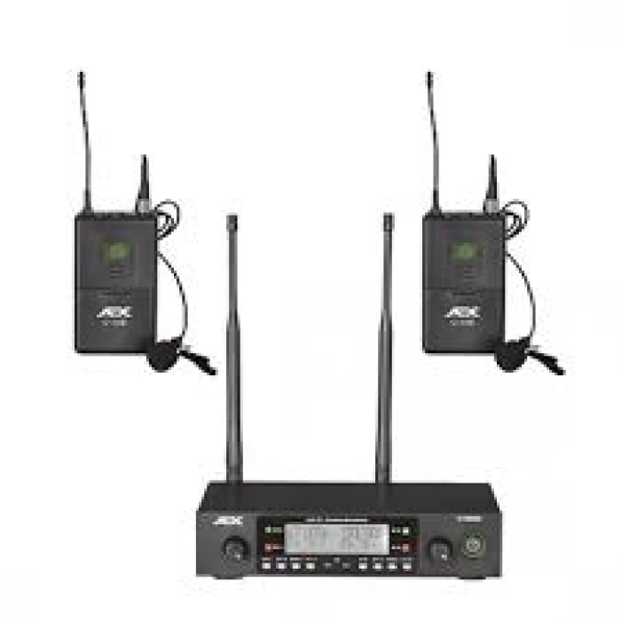 AEX U-6000 Çift YakaTelsiz Mikrofon
