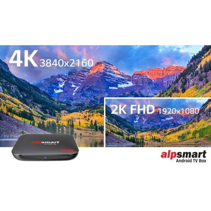 Alpsmart AS565-X3 4K 32Gb 4Gb Android 9.0 Tv Box 1072004