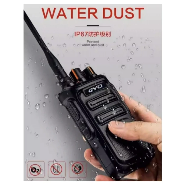 GYQ Q990 Pmr El Telsizi 15 Km IP67 Su Geçirmez (Tekli Paket) GYQ