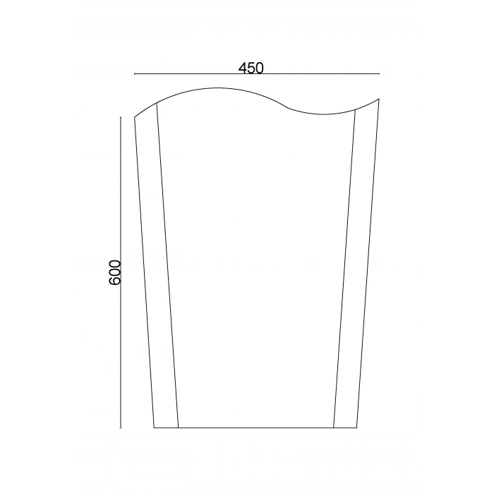 20-079 - MIROIR DRAPEAU 45X60