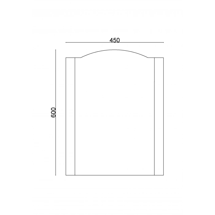 20-080 - KUBBELİ AYNA 45X60 - 5 ADET - 1 KOLİ