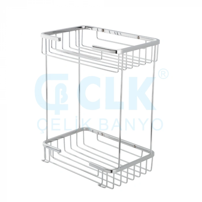 25-022 - TACİ İKİLİ KARE ŞAMPUANLIK 22X15 CM