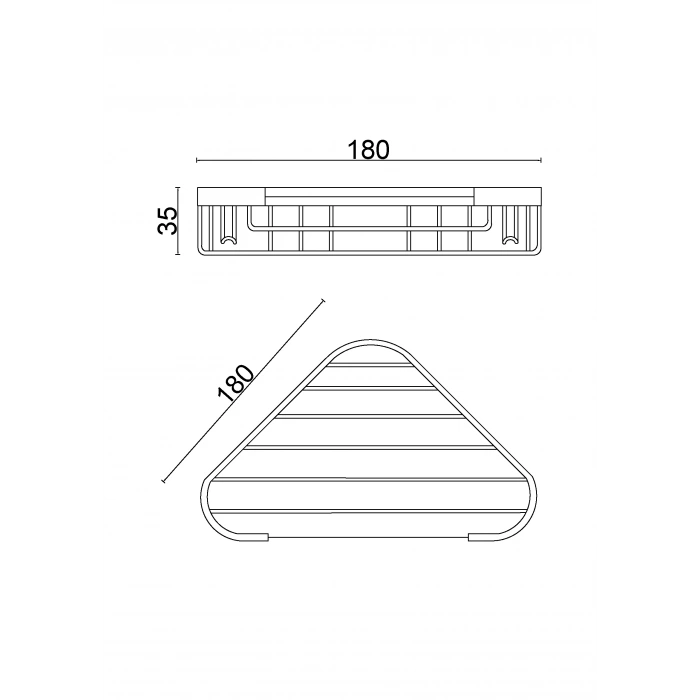 25-035 - EFE TEKLİ BANYO KÖŞE SÜNGERLİK 18X18 CM