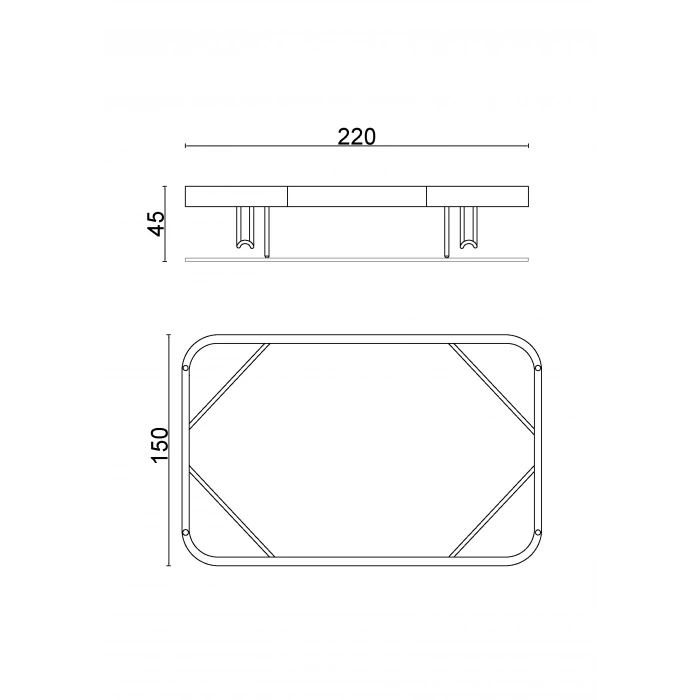 25-135 - TACİ TEKLİ CAMLI KARE SÜNGERLİK 22*15
