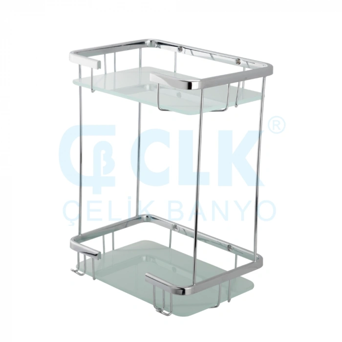 25-136 - TACİ İKİLİ CAMLI KARE SÜNGERLİK 22*15 CM