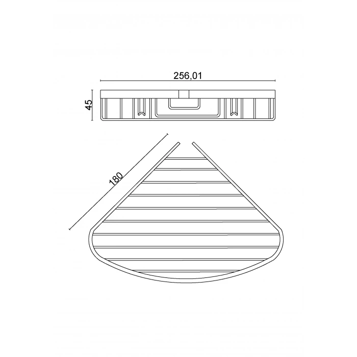 25-165 - ZERRIN PORTE-ÉPONGE OVALE SIMPLE 18*18
